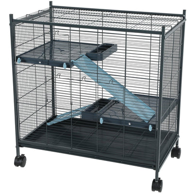 Zolux Rodent Cage Indoor 2 Mini Loft Blue