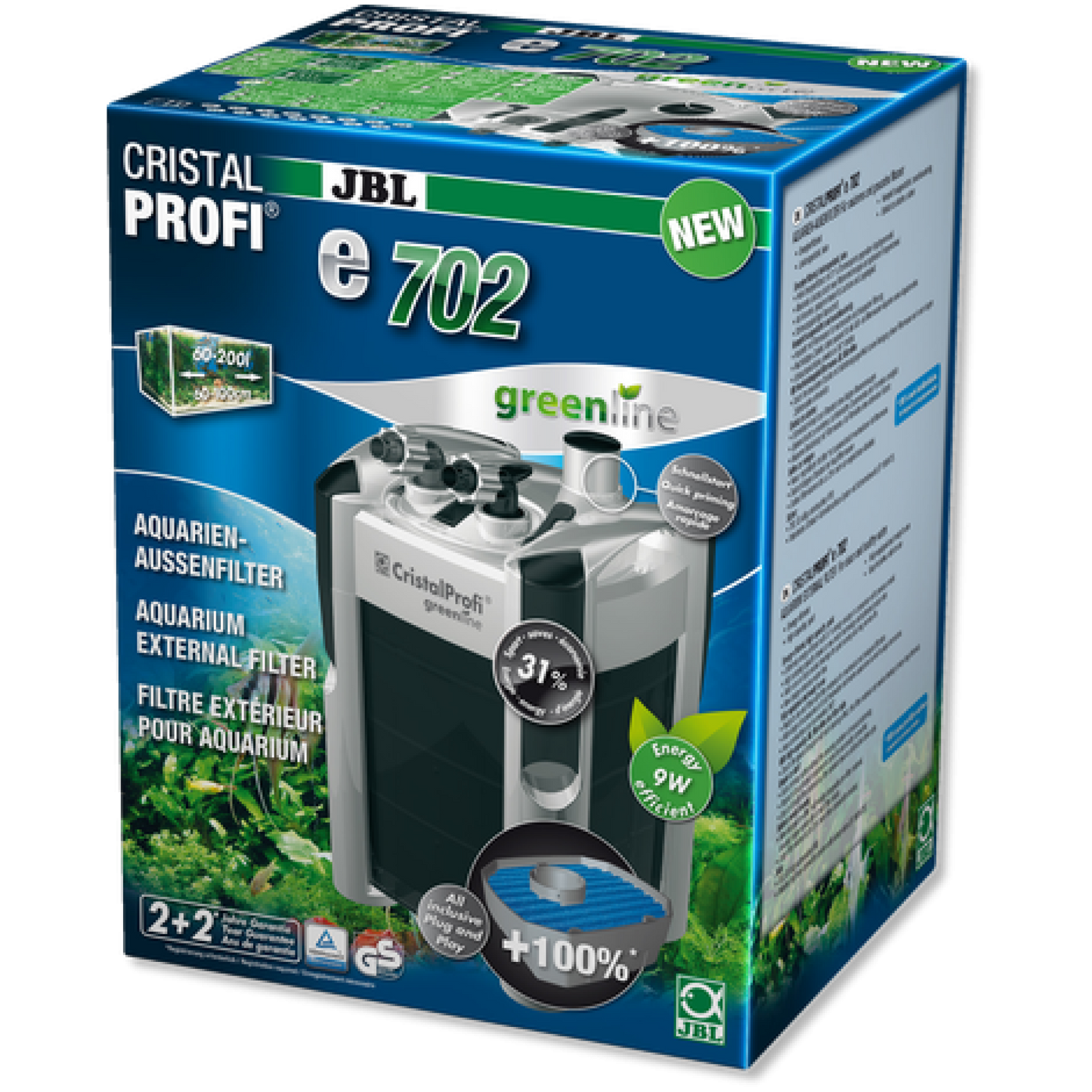 JBL CristalProfi e702 Greeline UK-plug