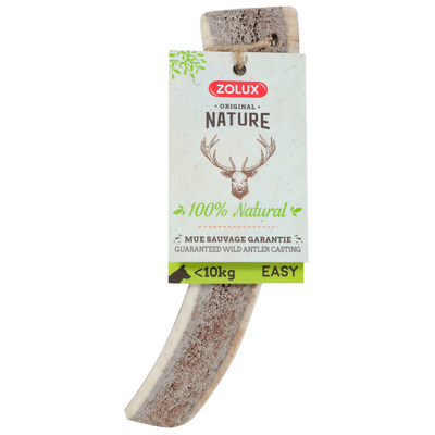 Zolux Natural Deer Antler Easy for Dogs Under 10 kg