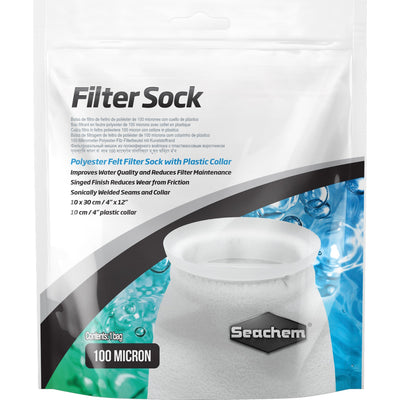 Seachem Filter Sock 100 micron welded 10 x 30 cm
