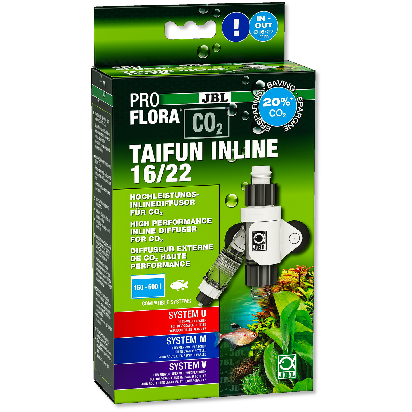 JBL Proflora Co2 Taifun Inline 16/22