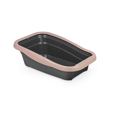 Nella Cat Litter Tray with Frame Pink 58 x 37.5 x 18 cm