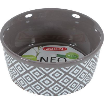 Zolux Neo Sandstone Bowl Grey, 250 ml