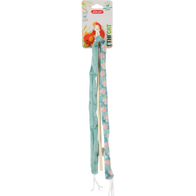 Zolux Ethicat Leaf Ribbon Wand Toy
