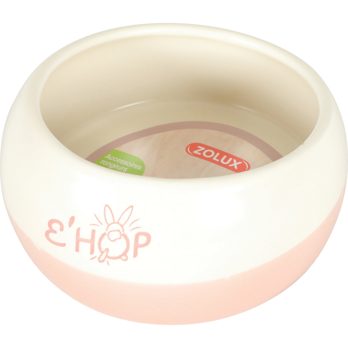 Zolux Ehop Ceramic Bowl Pink, 200 ml