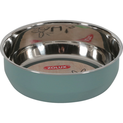 Zolux Ehop Inox Bowl Green, 200 ml