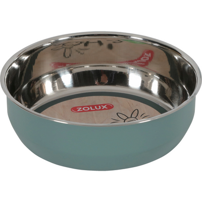 Zolux Ehop Inox Bowl Green, 400 ml