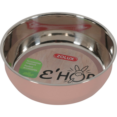 Zolux Ehop Inox Bowl Pink, 400 ml
