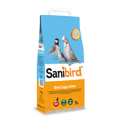 Sanibird litter for bird cage floors - 5 L
