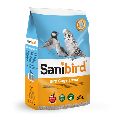 Sanibird litter for bird cage floors - 35 L
