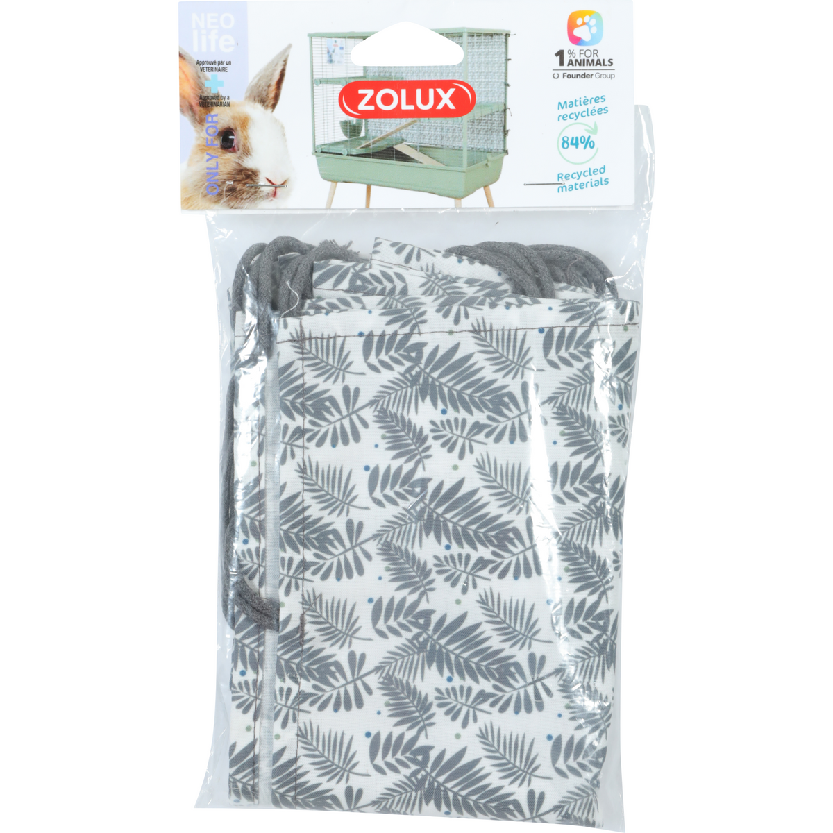 Zolux Neolife Fabric Backdrop For Rabbit Cages, 95 x 41.5 x 1 cm
