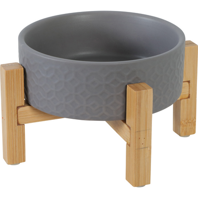 Zolux Keramo Ceramic Bowl Solo Grey 300 ml
