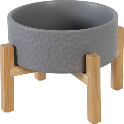 Zolux Keramo Ceramic Bowl Solo Grey 700 ml