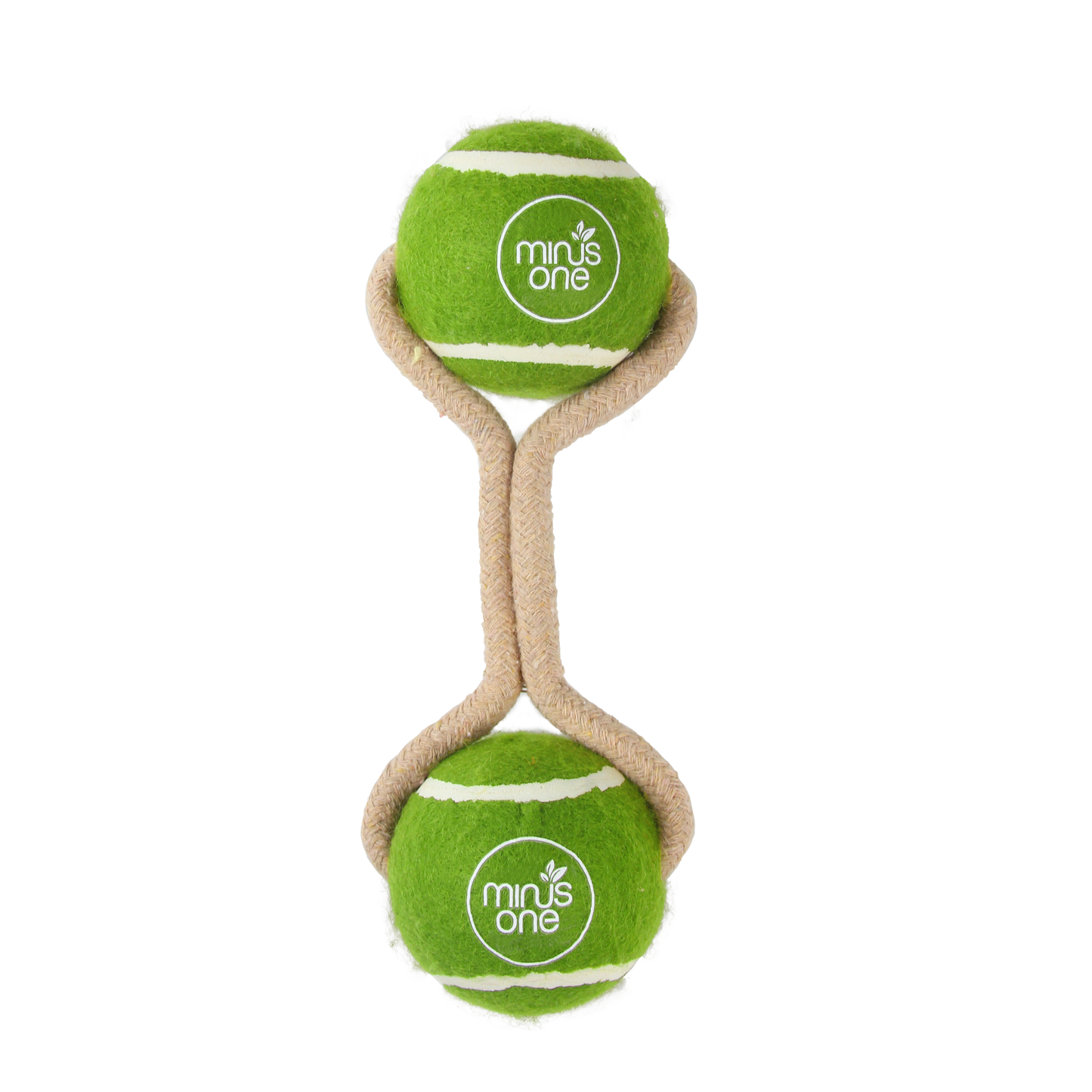 Dog Tennis Ball Rope Toy Double Meadow