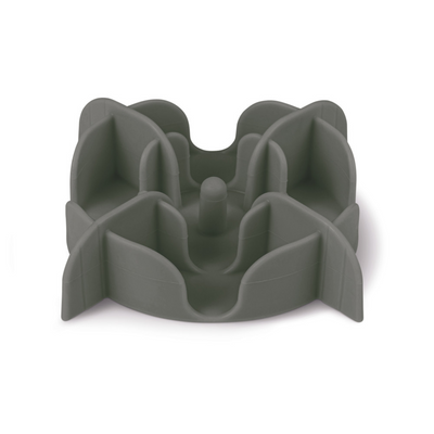 Zolux Silicone Slow-Feeding Bowl Insert Grey, Small