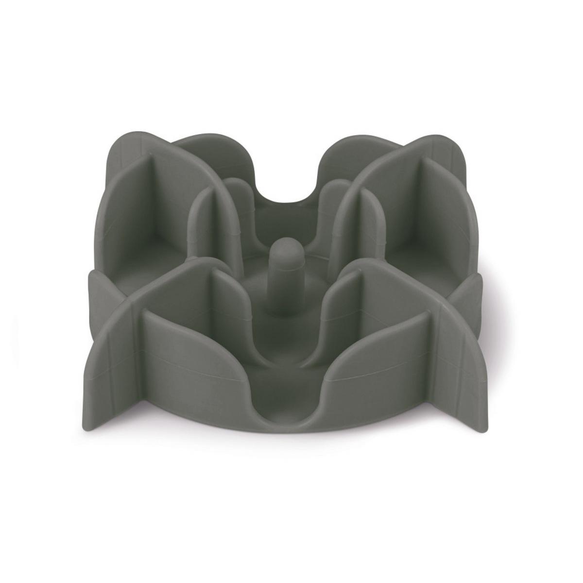 Zolux Silicone Slow-Feeding Bowl Insert Grey, Medium