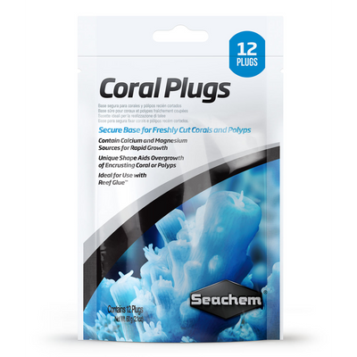 Seachem Coral Plugs 12/pk