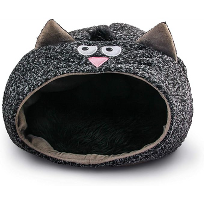 Nest Cat Bed Black