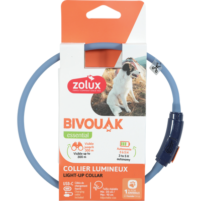 Zolux BVK Led Collar Puppy Blue