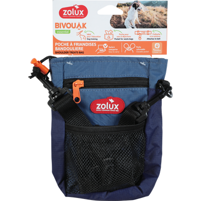 Zolux BVK Crossbody Treat Bag, Blue