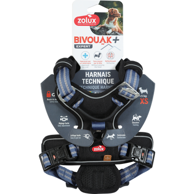 Zolux BVK Harness Blue, XSmall