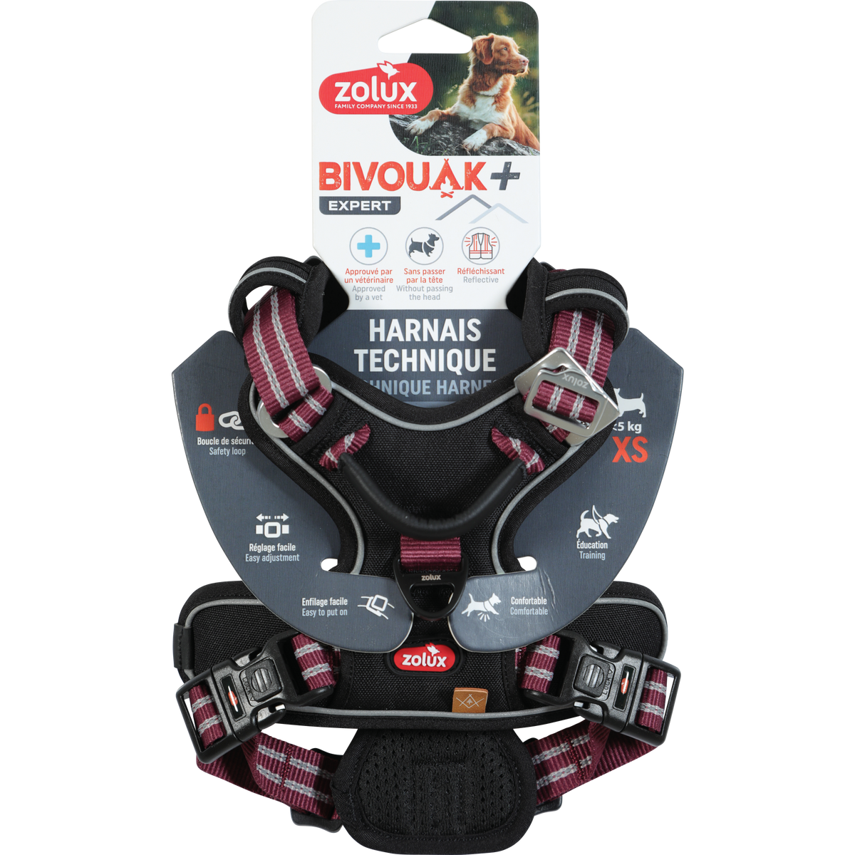 Zolux BVK Harness Red, XSmall