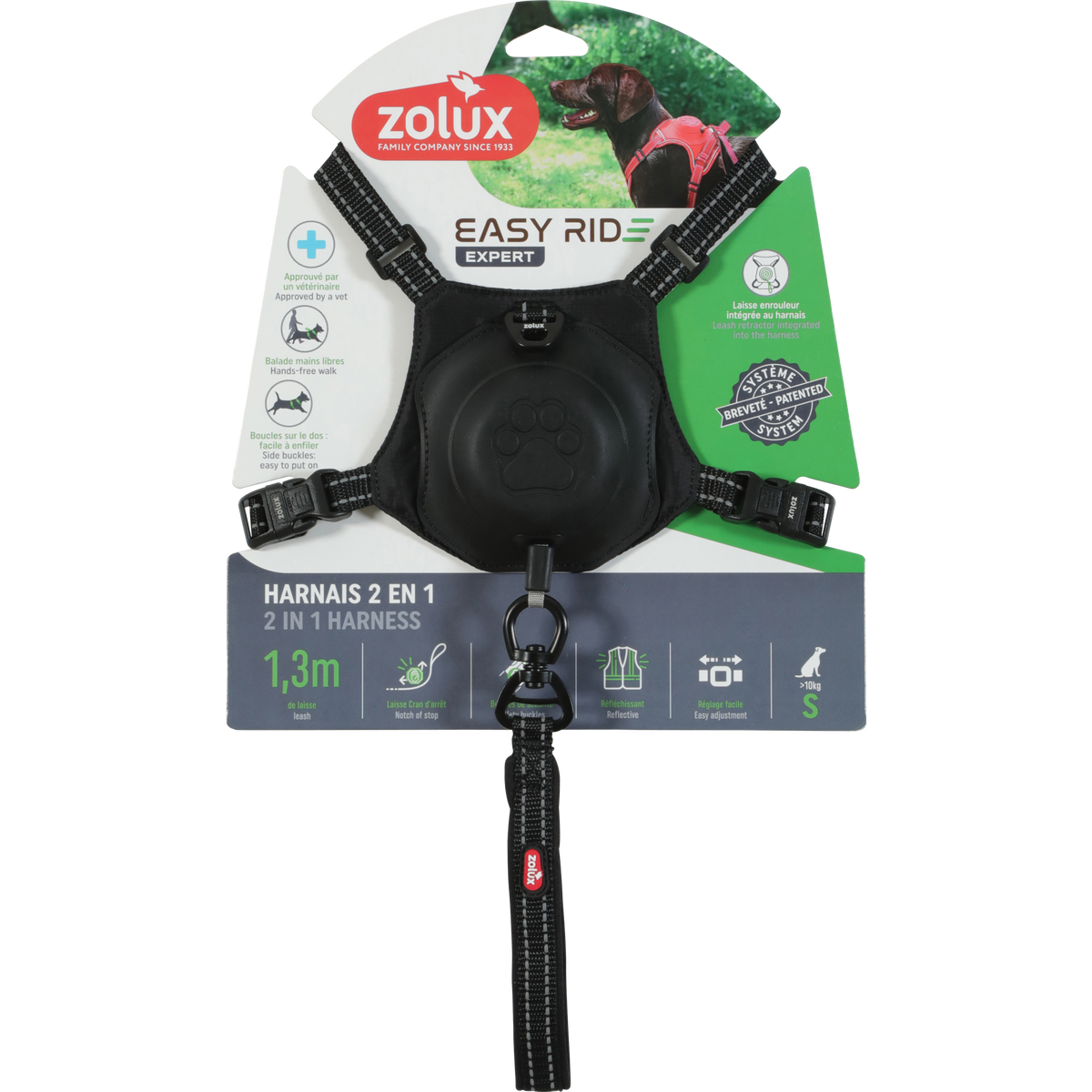 Zolux Easyride Harness Black, Small
