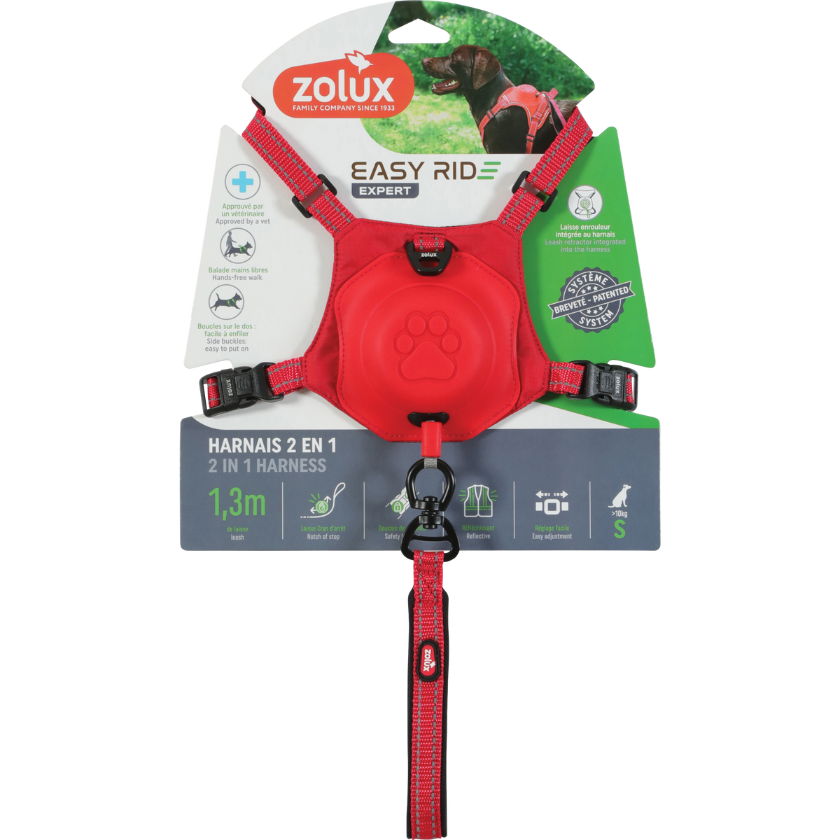 Zolux Easyride Harness Red, Small