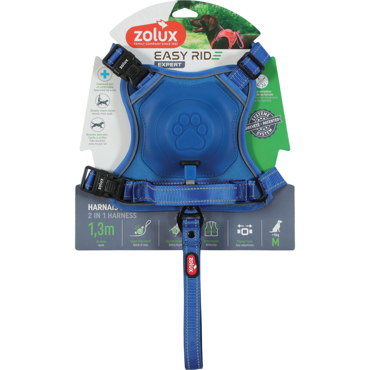 Zolux Easyride Harness Blue, Medium