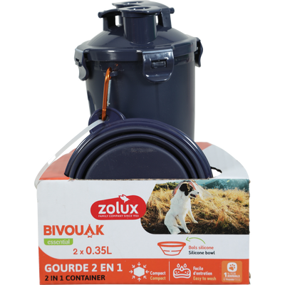 Zolux BVK 2-in-1 Bottle Blue