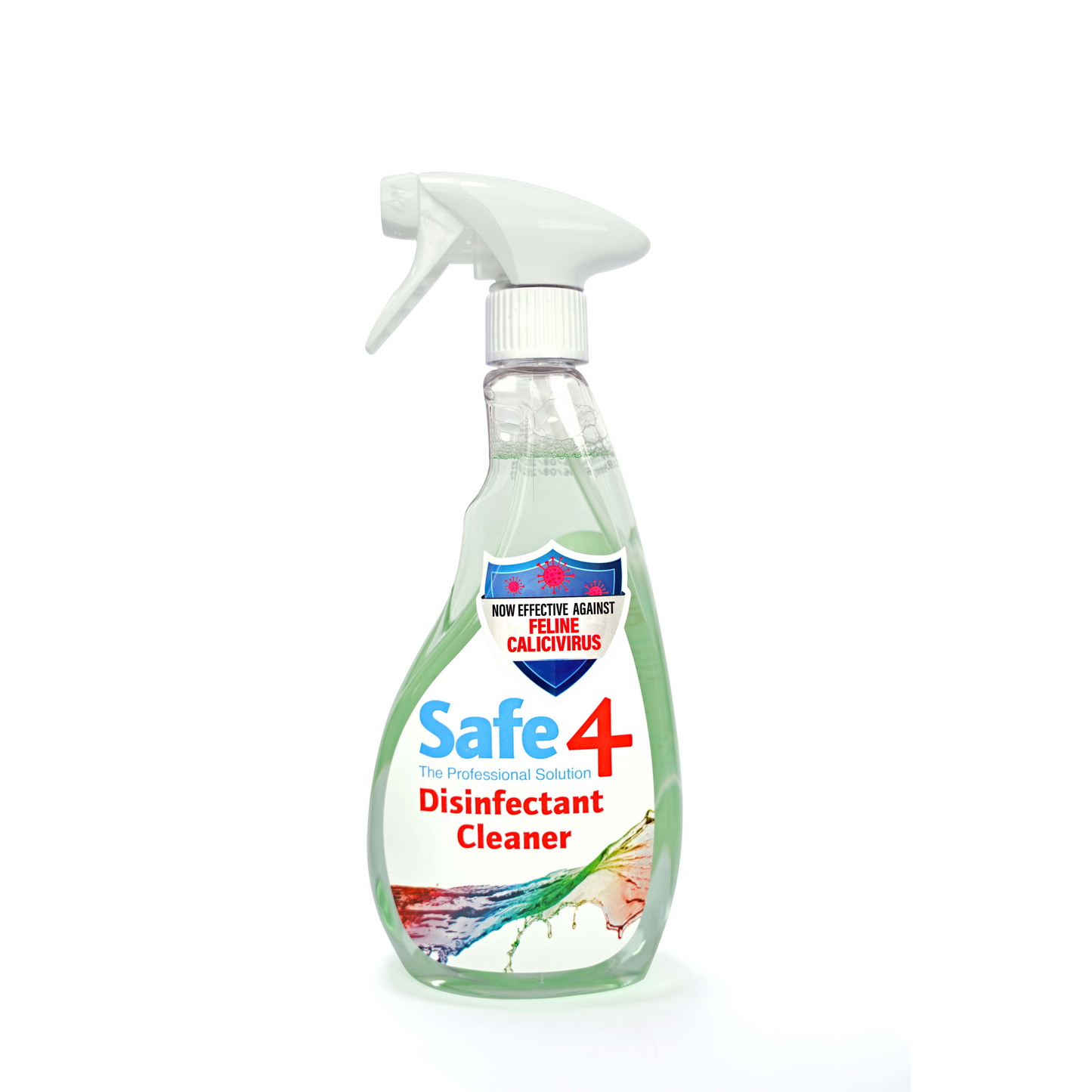 Safe4 Disinfectant Pre-Diluted Spray 1:10 Dilution, Apple Scent, Enhanced Formula, 500 ml