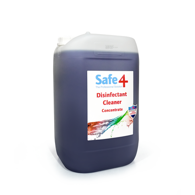 Safe4 Concentrated Disinfectant Cleaner, Lavender Scent, Enhanced Formula, 25 L