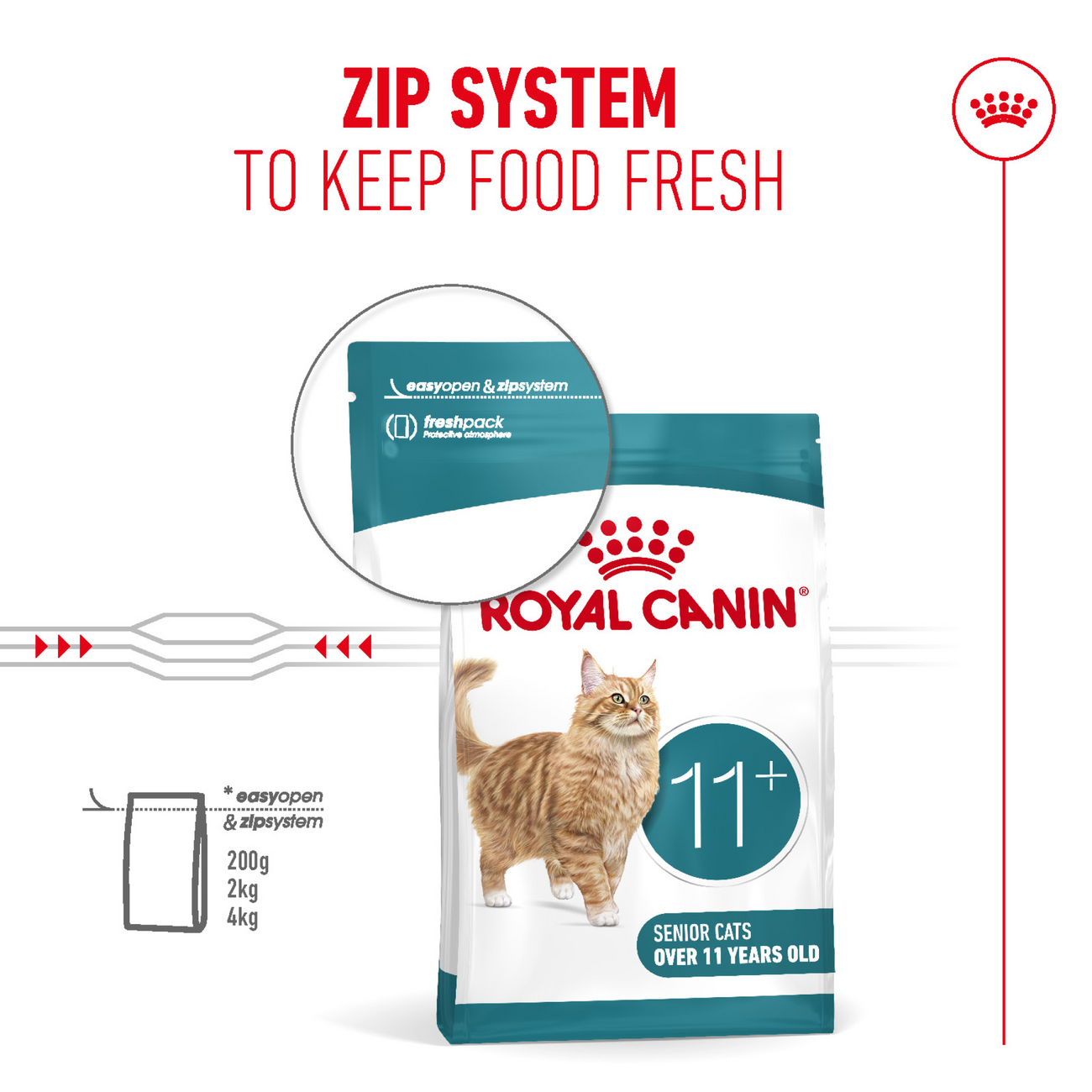 Royal Canin Feline Health Nutrition Ageing 11+ Years Cat Dry Food 2 kg