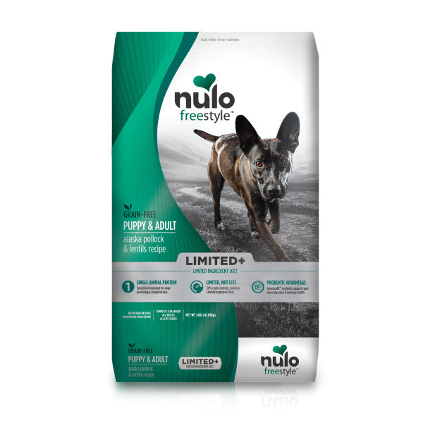 Nulo FreeStyle Limited Ingredient Diet for Puppy & Adult - Alaska Pollock with Probiotics Dry Dog Food