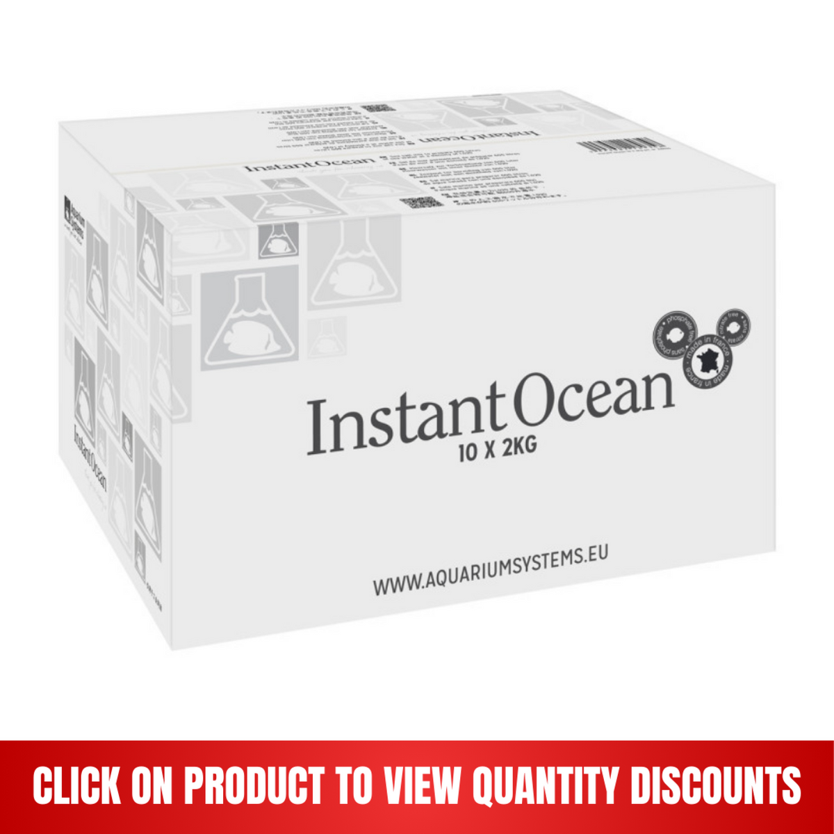 Aquarium Systems Instant Ocean 10x2 kg