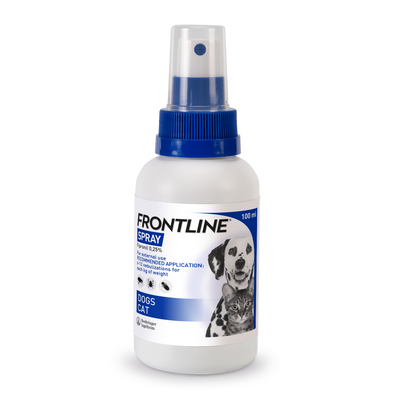 FRONTLINE Pump Spray - Dog & Cat Parasite - Flea & Tick Repellent, 100ML