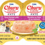 INABA Churu Entrée Pate for Cats, Grain-Free, High Protein, Prebiotic Complete & Balanced Wet Cat Food - Tuna with Salmon Recipe