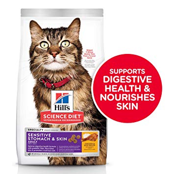 Hill's Science Plan Sensitive Stomach & Skin Adult Cat Food with Chicken