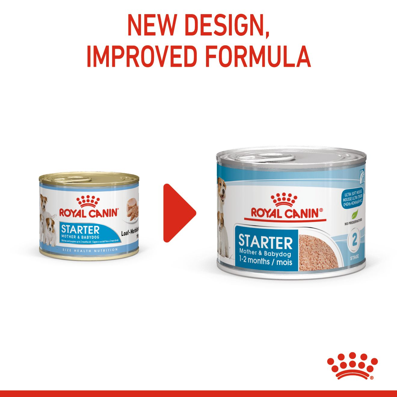 Royal Canin Canine Health Nutrition Starter Mousse Mother & Baby dog (WET FOOD - Cans)