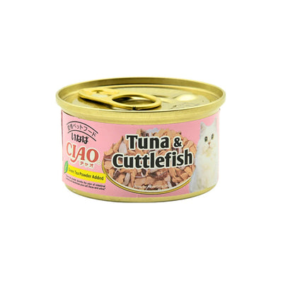 Inaba CIAO White Meat Tuna with Cuttlefish in Jelly