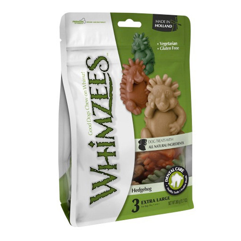 Whimzees Hedgehog XL Mix Brown / Green / Orange (3pcs)