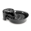 Pioneer Pets Big Max Ceramic Pet Water Drinking Fountain 128oz (Black)