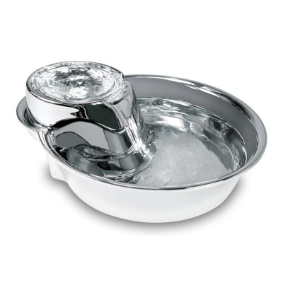 Pioneer Pets Big Max Pet Drinking Fountain 128oz – Stainless Steel 