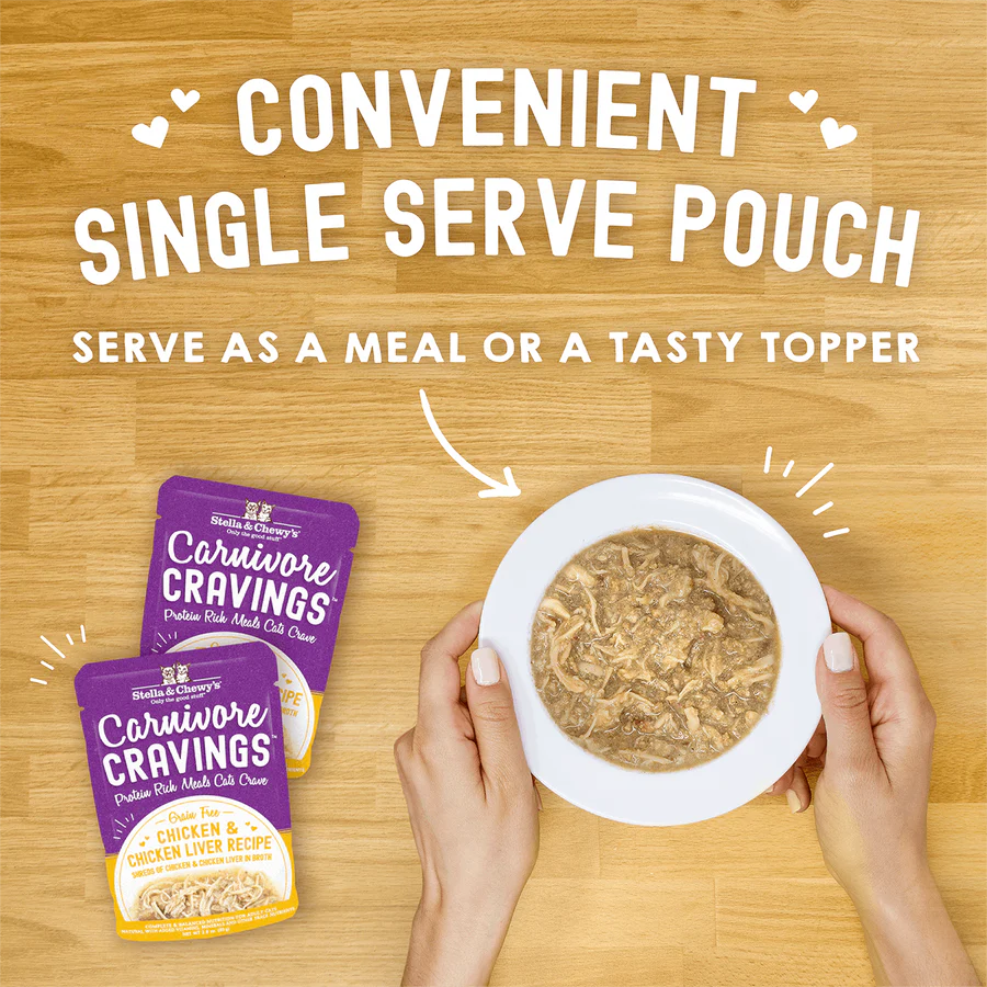 Stella & Chewy's Carnivore Cravings Chicken & Chicken Liver Recipe - 2.8 Oz