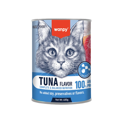 Wanpy Complete Pâté Canned Food for Cats (Tuna) - 400g
