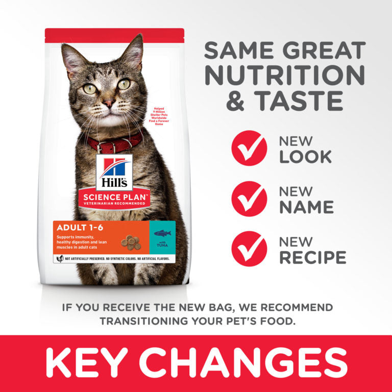 Hills Science Plan Adult Cat Food with Tuna