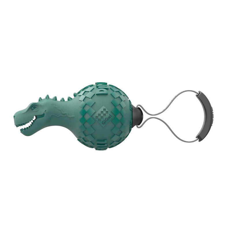 GiGwi Dinoball T-Rex Push To Mute Lake Blue - Lake Blue