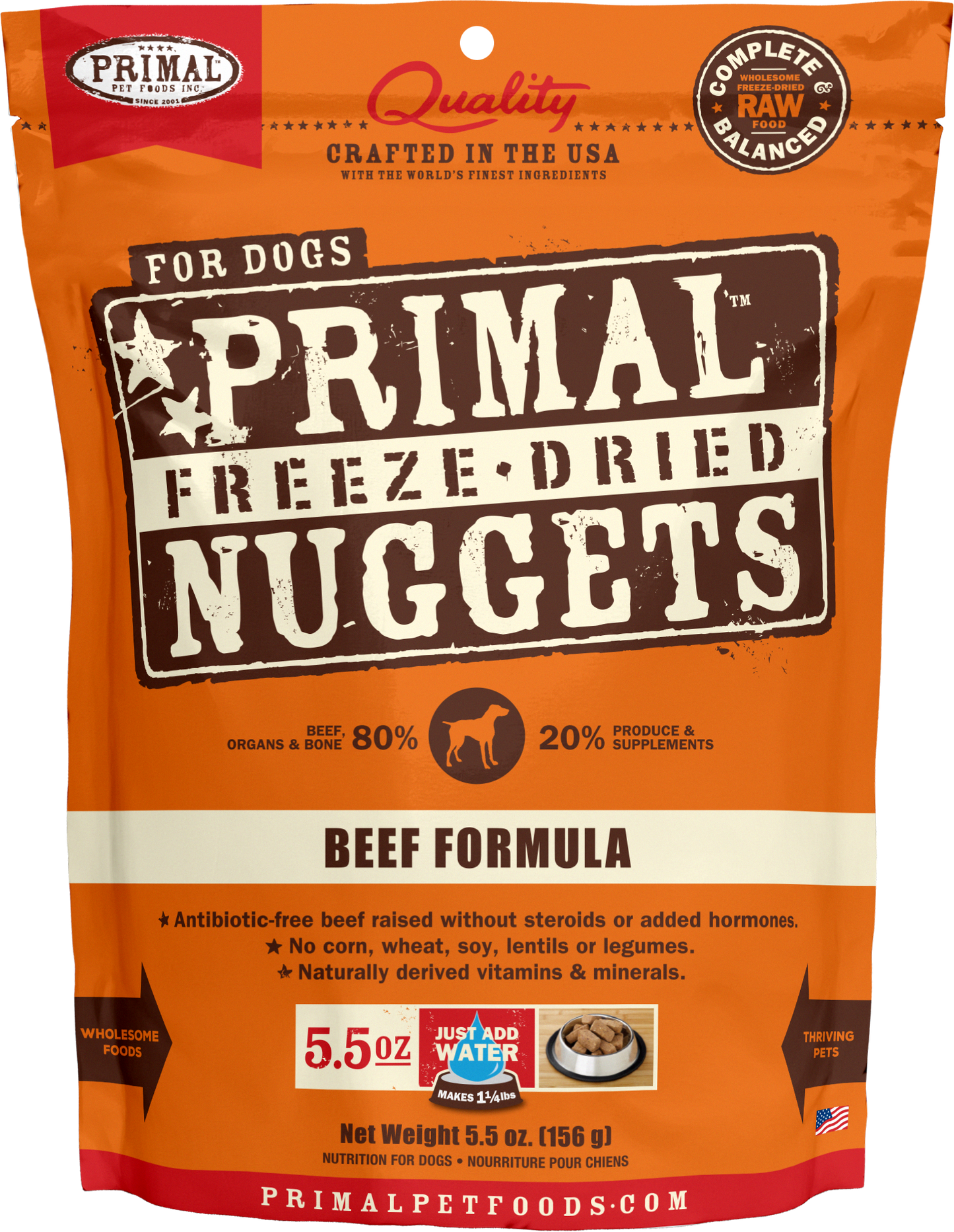 Primal Canine Beef Freeze-Dried Formula
