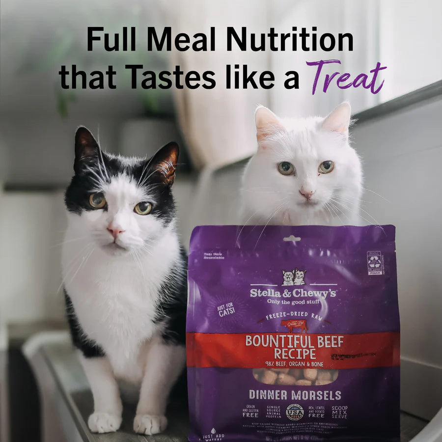 Stella & Chewy's Cat Freeze Dried Dinner Morsels - Bountiful Beef Recipe