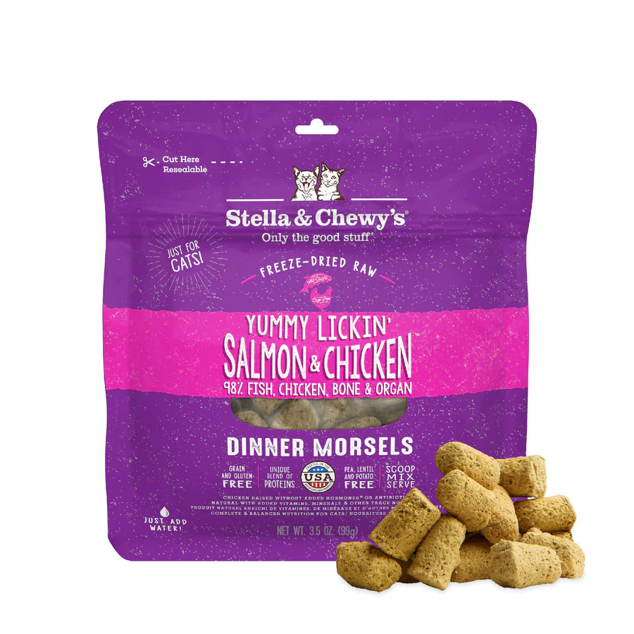 Stella & Chewy's Cat FD Yummy Lickin' Salmon & Chicken